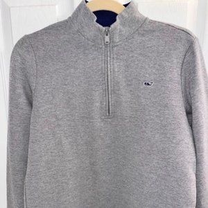 Vineyard Vines Boys' Quarter Zip Pullover - Large (16)